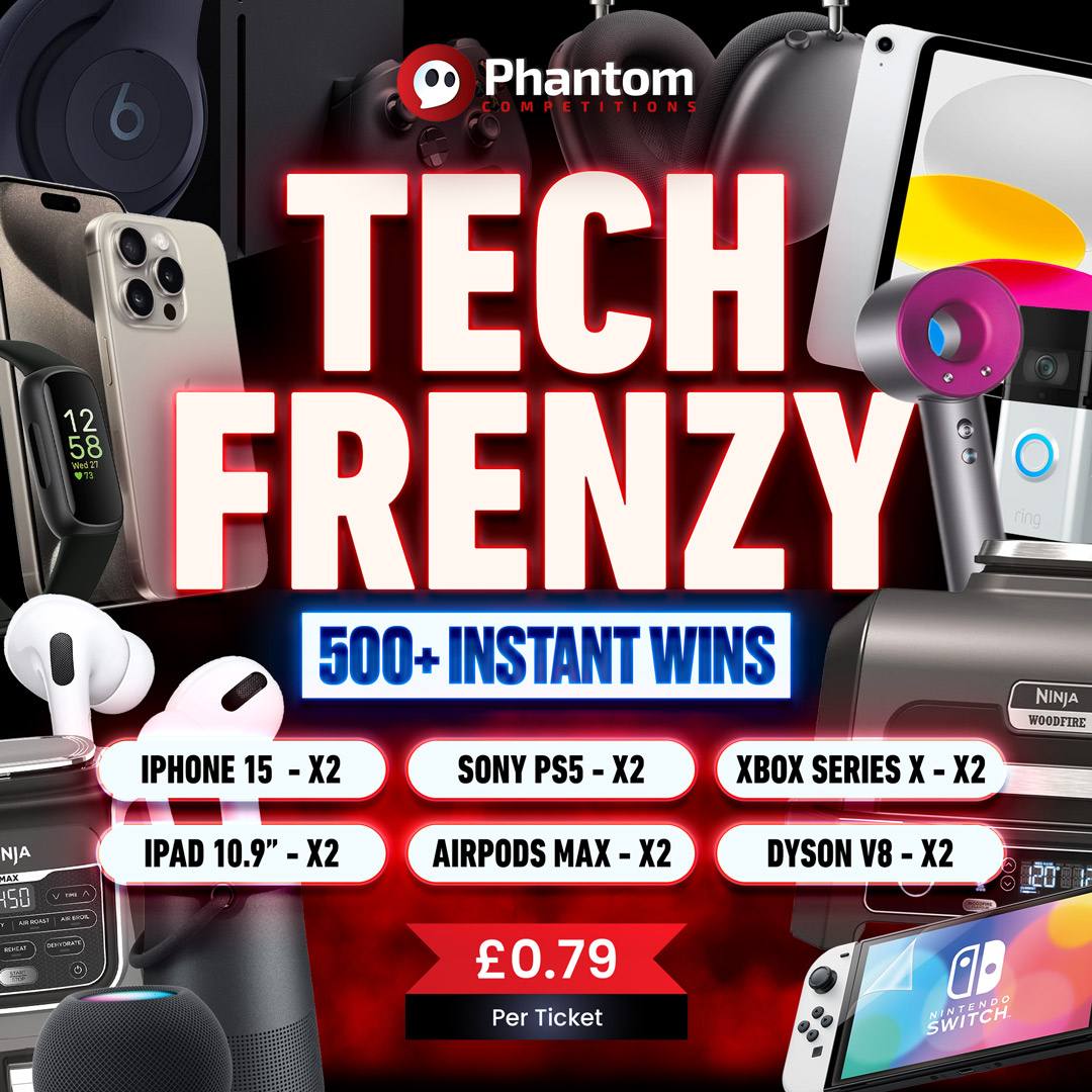 Win Tech and Home Instant Win Competition
