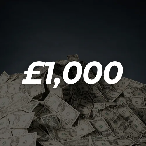 £1,000 Cash