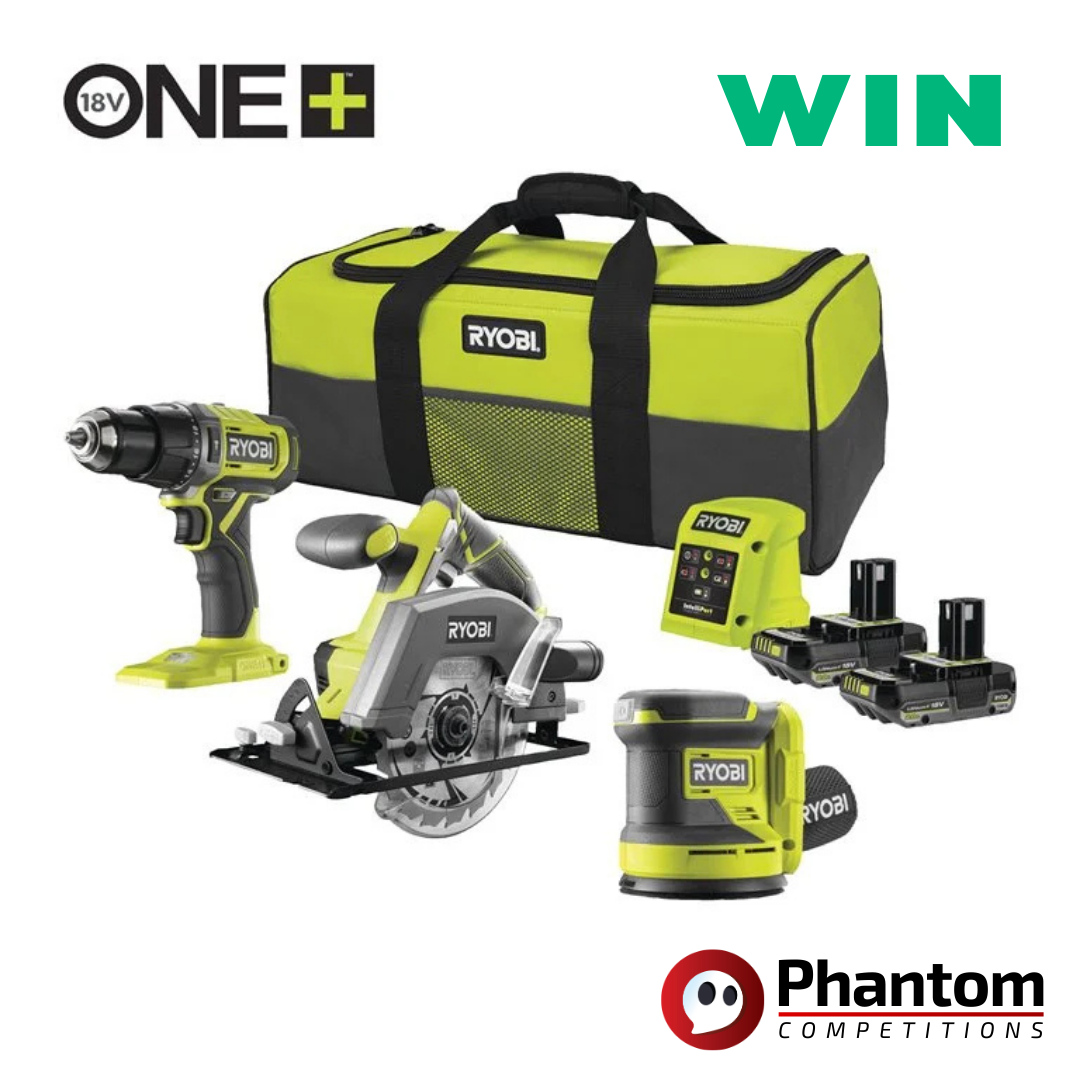 Win Ryobi One+ Starter Kit - Phantom Competitions