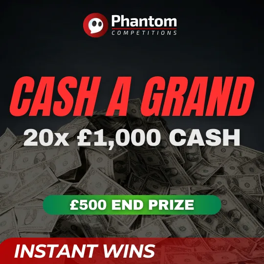 Cash a Grand Instant Wins Phantom Competitions