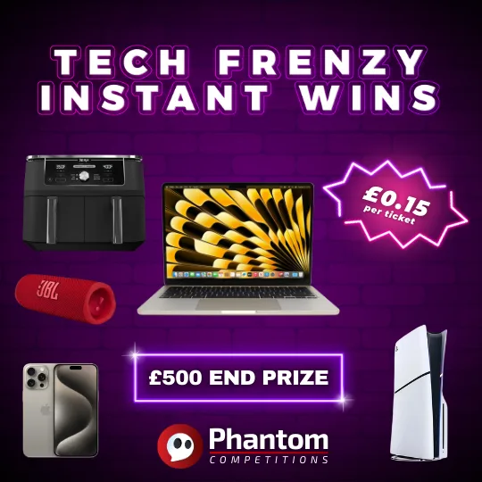 TECH FRENZY INSTANT WINS - Phantom Competitions