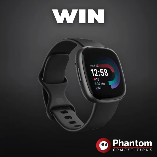 WIN FITBIT Versa 4 Smart Watch - Phantom Competitions