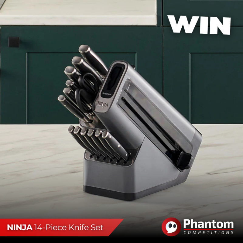 WIN Ninja Foodi StaySharp Knife Block Set 14-piece