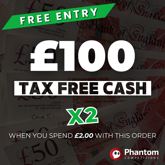 Free Cash - Win £100 Tax Free Cash - Phantom Competitions - Free competition - Giveaway