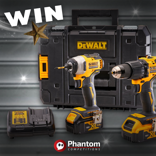WIN DeWalt DCK2060M2T-SFGB 18V 2 x 4.0Ah Li-Ion XR Brushless Cordless Twin Pack - Phantom Competitions