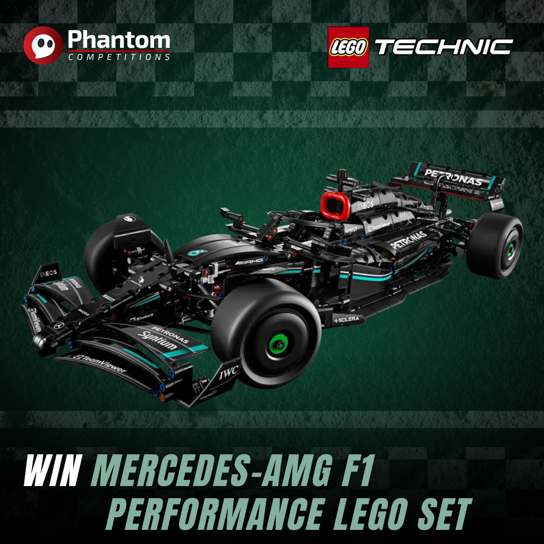 win lego technic Mercedes-AMG F1 W14 E Performance with raffle draw competition on phantom competitions