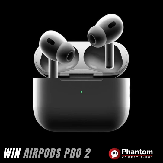 win apple airpods pro 2 in our raffle draw competitions uk with phantom competitions