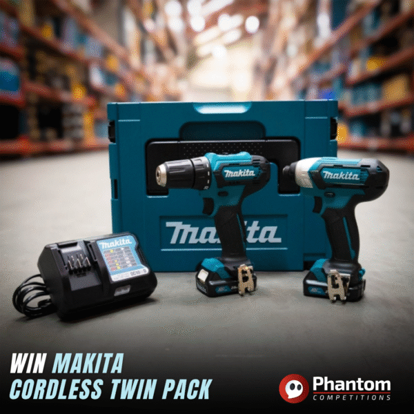 WIN MAKITA CORDLESS TWIN PACK