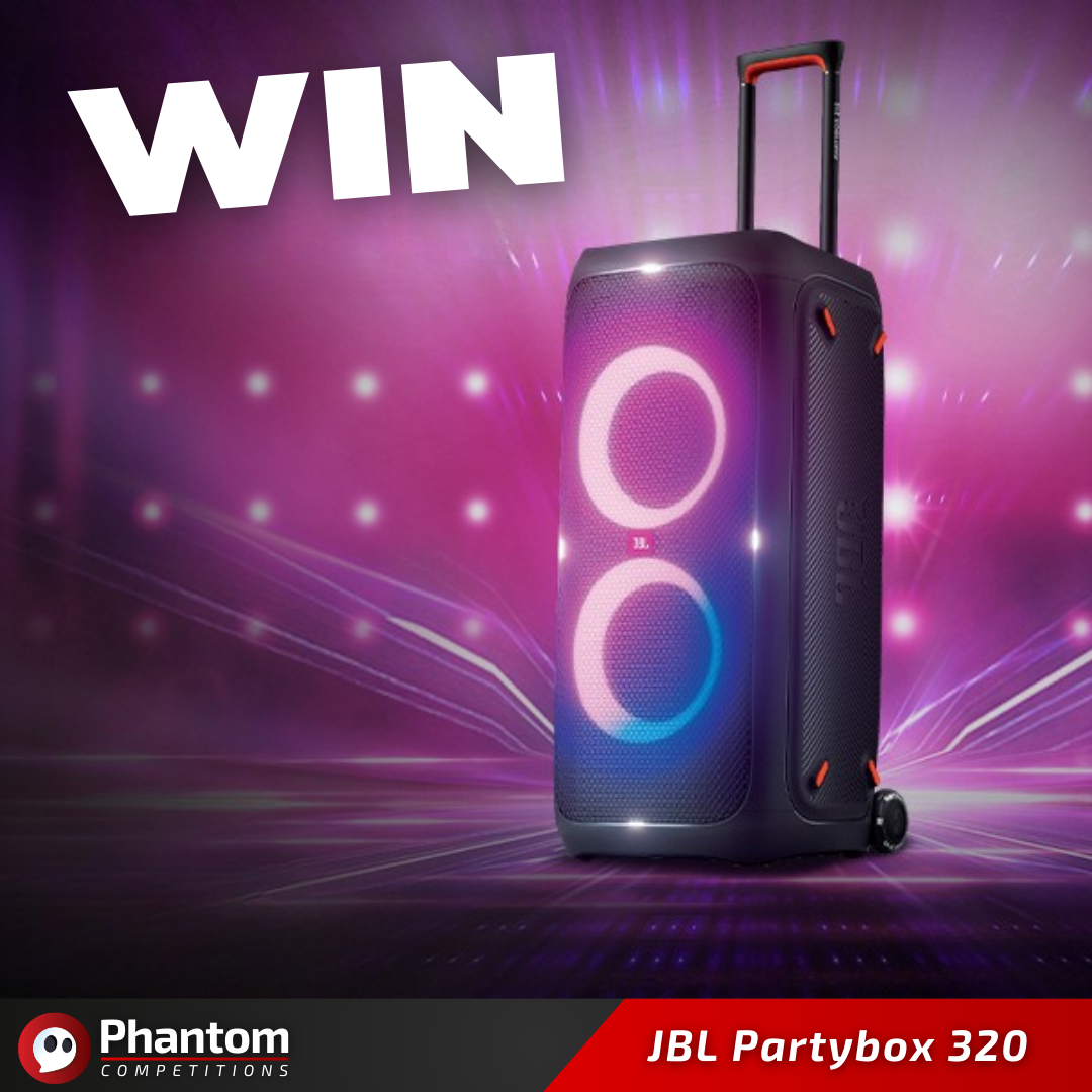 WIN JBL Partybox 320 uk raffle draw competition low odds phantom competitions