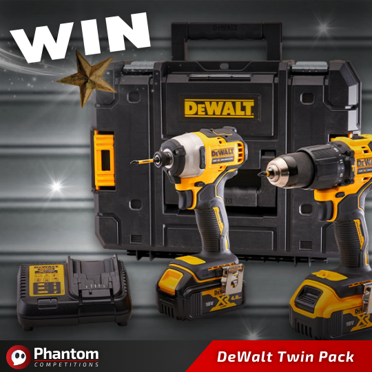 WIN DeWalt Brushless Cordless Twin Pack