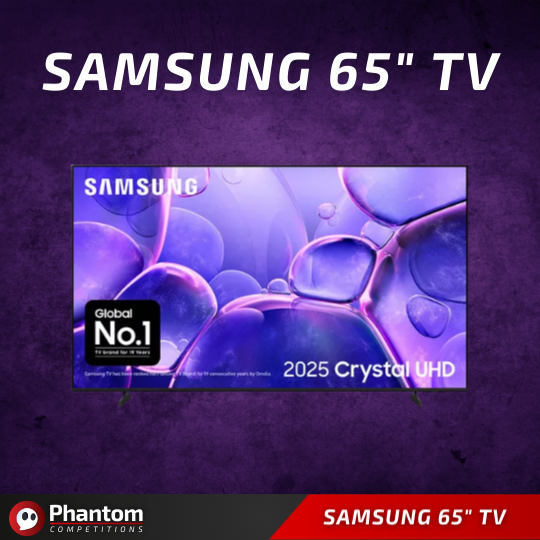WIN SAMSUNG 65″ SMART TV 2025