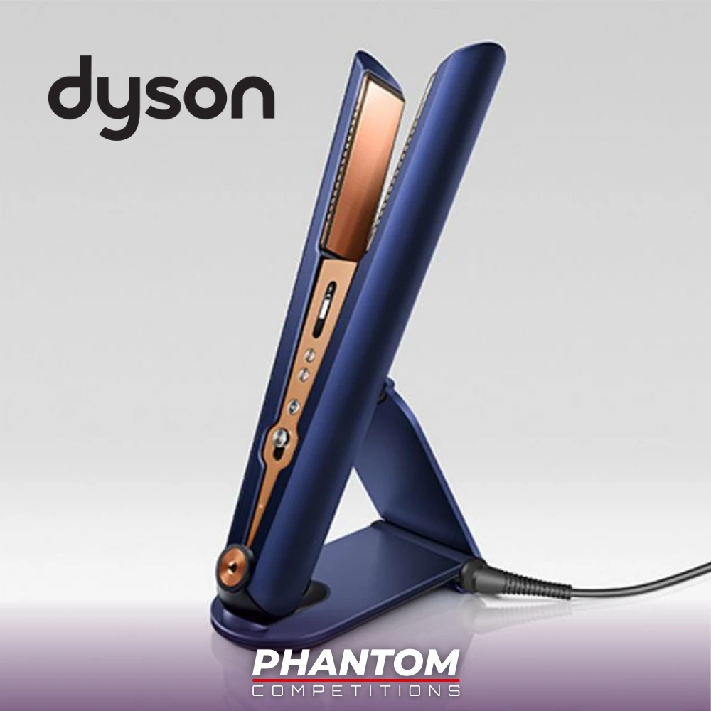 WIN Dyson Coralle straightener Prussian blue/rich copper in our raffle draw competition and instant wins. Only at Phantom Competitions