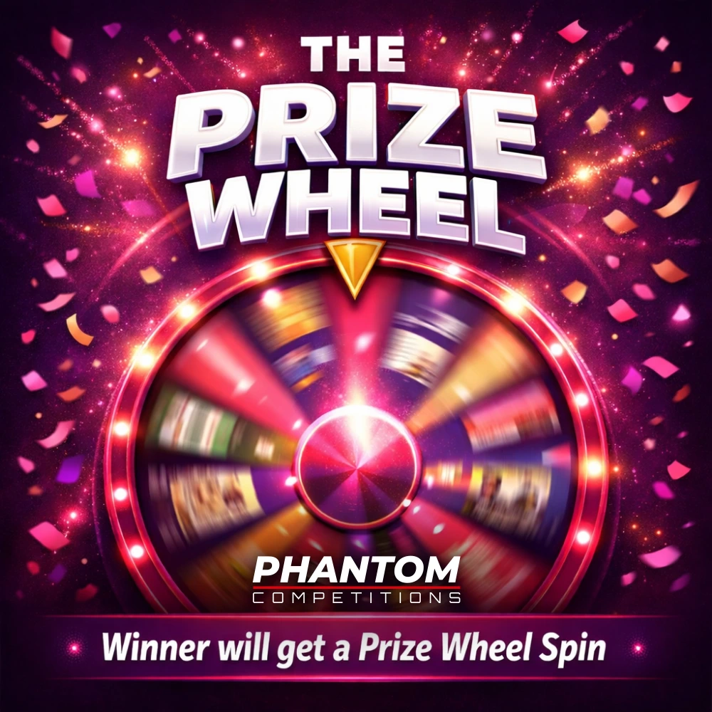 The Prize Wheel Raffle Draw UK Instant Wins Competitions, Live Draw Giveaway with Phantom Competitions