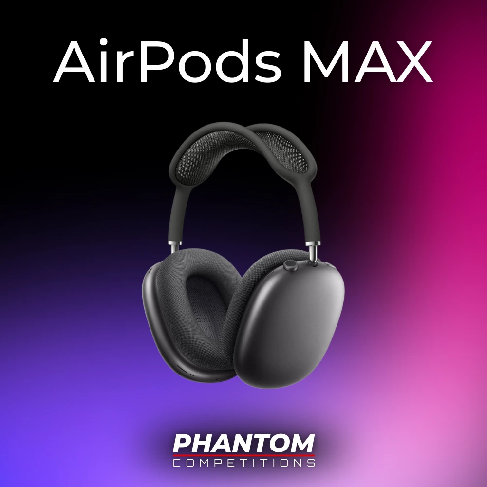 Win Apple AirPods Max with Phantom Competitions in our weekly Live Draws, Raffle Draws UK