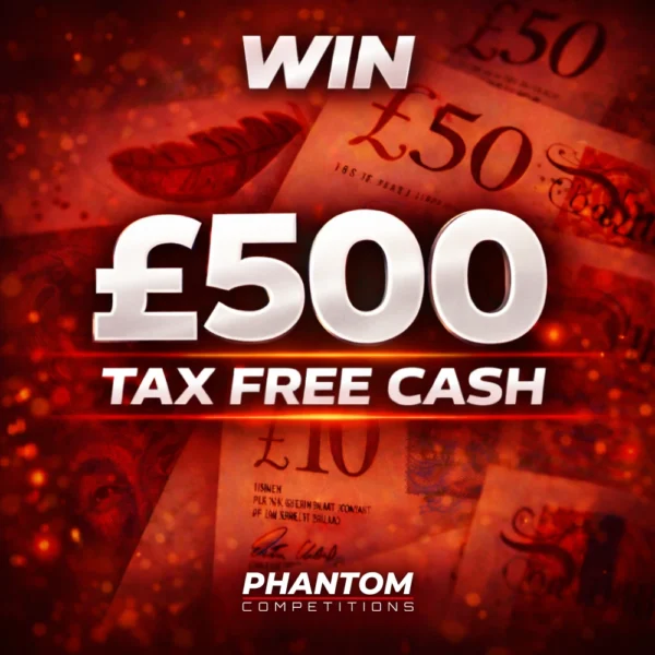 WIN £500 Tax Free Cash – LOW ENTRY