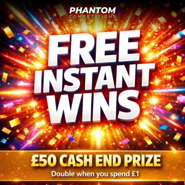 Free Instant Win Competition to win free cash wins. Join Phantom Competitions Today